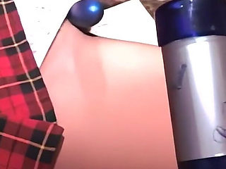 Huge Tit Babe Loves Vibrator Strapped on Pussy