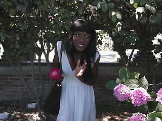 We follow Ana Foxxx around Los Angeles, and she manages to tease us with her tight pussy.: Porn