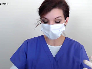 Milking Procedure Handjob - Latex Gloves