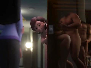 Anime cartoon characters movie hot seen