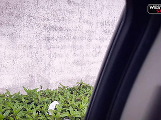 Busty Latina Babe Kesha Ortega Fucks Guy in Backseat of Car