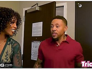 Ebony Babe Gets Fucked By A BBC