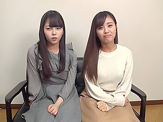 Two Bestie Amateur Girls: Sloppy French Kissing While Teasing Handjob Vol. 3-4