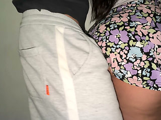 A Stranger Touches a Stranger's Skirt with His Dick and She Likes It