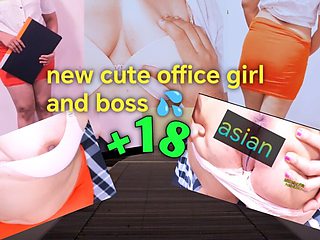 +18 srilanka new office cute girl fuck with boss