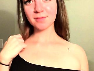 Nice body brunette free striptease webcam