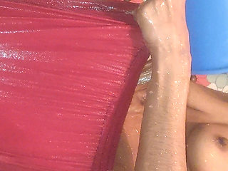 Deshi Hottest & Horny Sathi Shower Her Bathroom