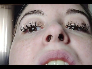 My Nose with Snot up Close