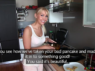 Girlfriends XXX - Lesbian Couple Take a Break From Cooking to Bang
