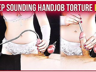 Deep Urethral Cock Sounding With Handjob And Teasing Era