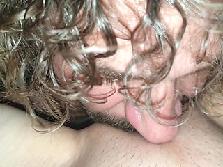 Dad squirts mommy's pussy full of his thick cock. Mommy jerks off dad first and dad licks mommy afterwards.2 of 3