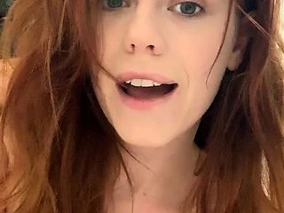 Emo teen Becka solo webcam masturbation