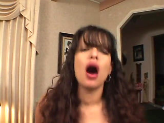 Curly Latina With Big Tits Rips off Red Dress and Gets Fucked in Hotel