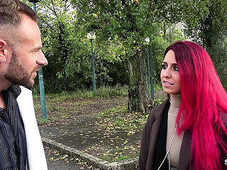 German Redhead Teen Dani Luve Gets Hardcore Fuck with Big Natural Saggy Tits