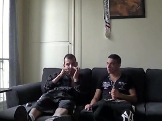 Scally submissed to sneaker of sexy young Arab