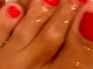 Foot Fetish - Long Legs in Bath