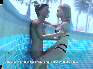 Stepsis Jerks and Redhead GF Gives Head - the Spellbook Pure #29 3D Animated Game