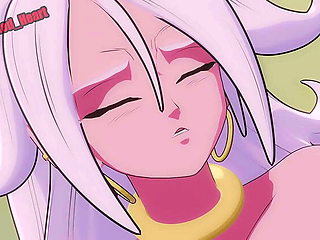 Android 21 Gets Pile Drivered & Creampied - Big Dick Animated Fuck