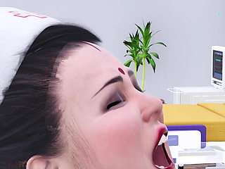 Desi Indian Slutty Nurse Deepthroats Her Patients Cock & Gets Her Tight Pink Pussy Licked