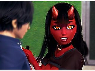 Succubus Meru Standing Missionary Fucks Hentai