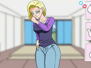 Android 18 Gets Fucked Hard Cachipun with Waifu