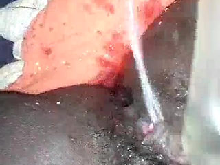 She Uses Bottle to Masturbate,she Squirts and Had Orgasm