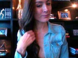 Hottest brunette solo webcam masturbation 2
