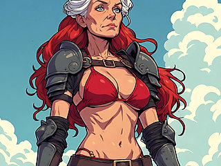 Anime Style Sexy Warrior MILFs