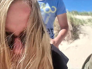 Teen Slut Public Doggy Fucked on the Beach!
