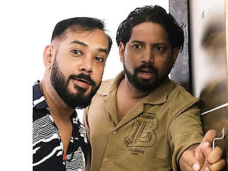 Desi Housewife Rough Sex with Two Electricians - Creampie & Threesome Fucking in Hindi