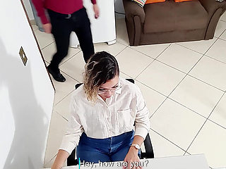 Secretary has her asshole used by her boss in the office.