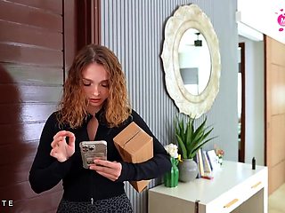 Delivery Nymph Spurts the Package… Pays with Her Donk!