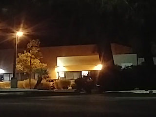 Public sex in the night time shadows!