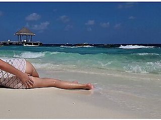 Masturbation On Public Beach Sexy Milf