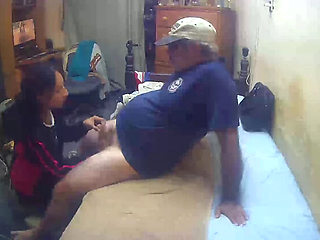 Quick Blowjob Visit - Latina MILF Gets Mouthful of Cum