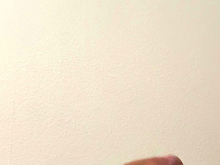 Cute femboy tries to cum without touching his cock, but his lust wins.