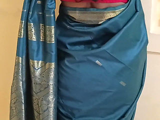 Housewife Works at Home with Stepsister and Her Husband