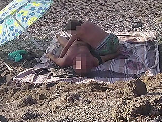 Exhibitionist Wife Outdoor Amateur MILF Blowjob & Handjob Big Cock on Nudity Beach Public in Front of Voyeur with Cum
