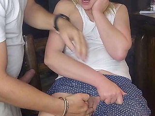 Sister's naughty night: Redsparow gives Pssygalore691 a blonde orgasm