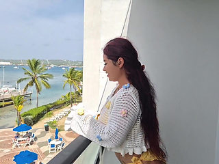 Fucking Hard on the Beaches of San Andres Colombia with a Beautiful Big Ass Tourist