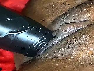 Ebony Slut Lesbians Rough Strap-on Fuck