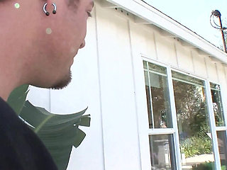 Anal fuck for the ass of a young brunette