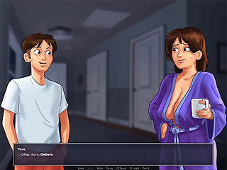 Summertime saga: stepmom and stepson doing naughty things in her bed ep 178