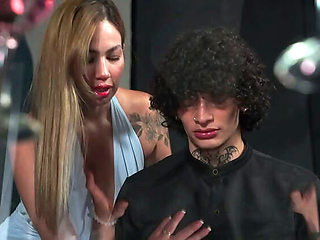 Boss Sets Up Threesome With His Wife After Work - Latina Step-Mom With Huge Tits & Big Ass