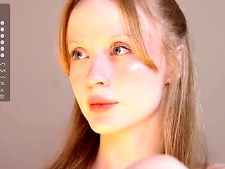 Curly Blonde Teen Records Solo Dildo Masturbation More at