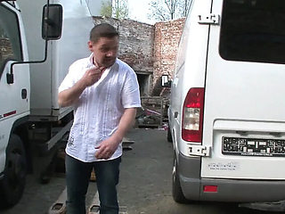 Horny Mature Lady Fucks in Car - Big Tits Anal Blowjob Outdoor
