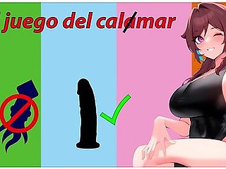 Joi - Squid Game. A Challenge To Masturbate. Spanish Audio - Car Toon