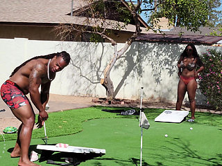 Strip Cornhole in Vegas Heat Ends with Oily Tits Milking Dreads Way BBC