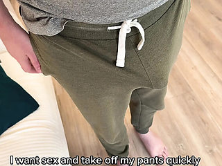Russian Amateur Fucks Friend's Busty Mom - POV Doggystyle & Missionary with English Subs