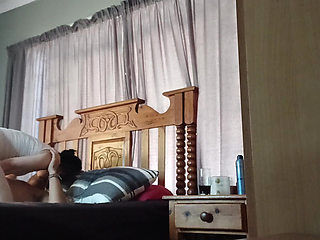 A gorgeous brunette rides my big cock